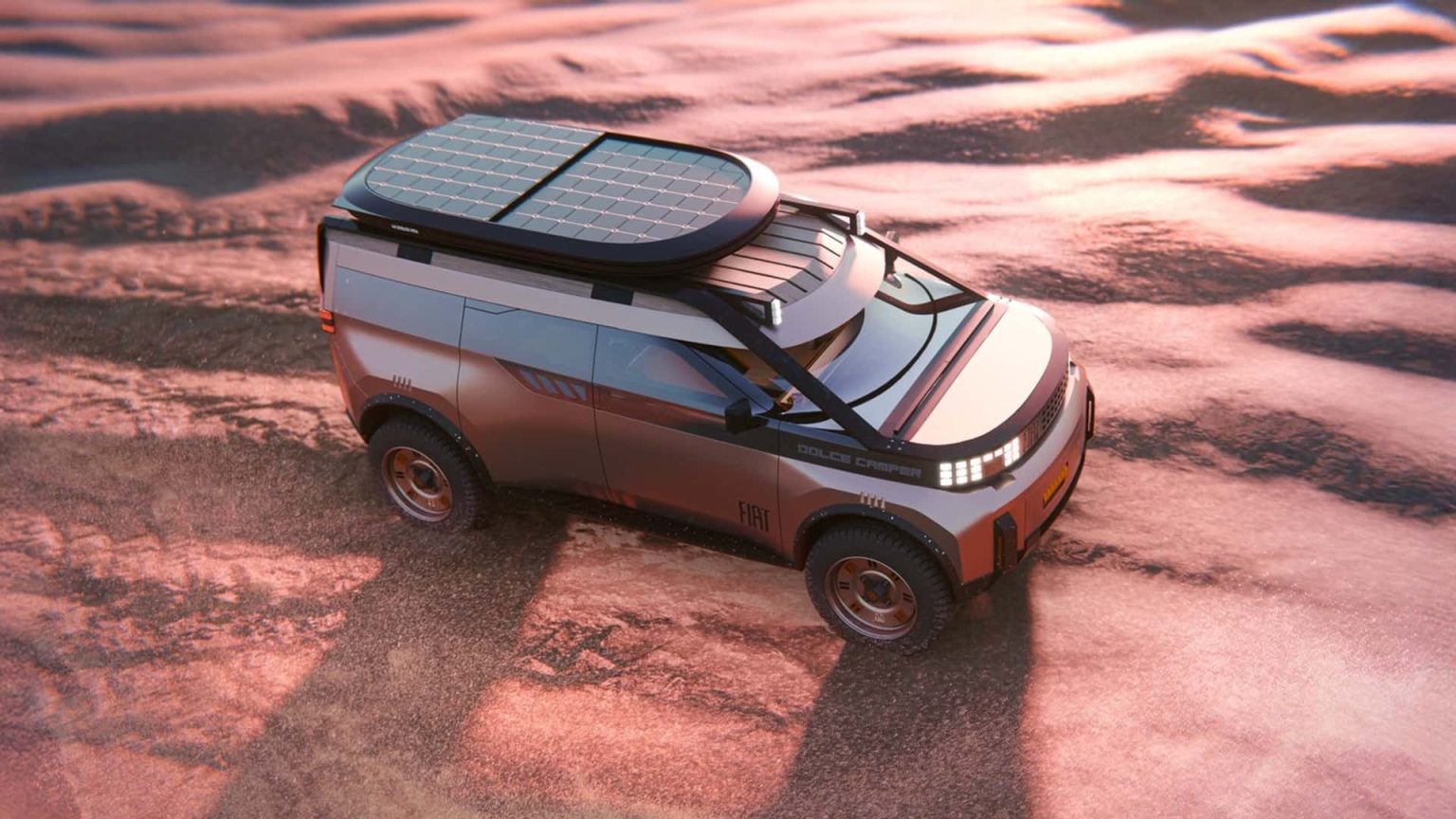 Fiat Dolce Camper : la Panda se mue en van de camping avec un toit gonflable hallucinant !