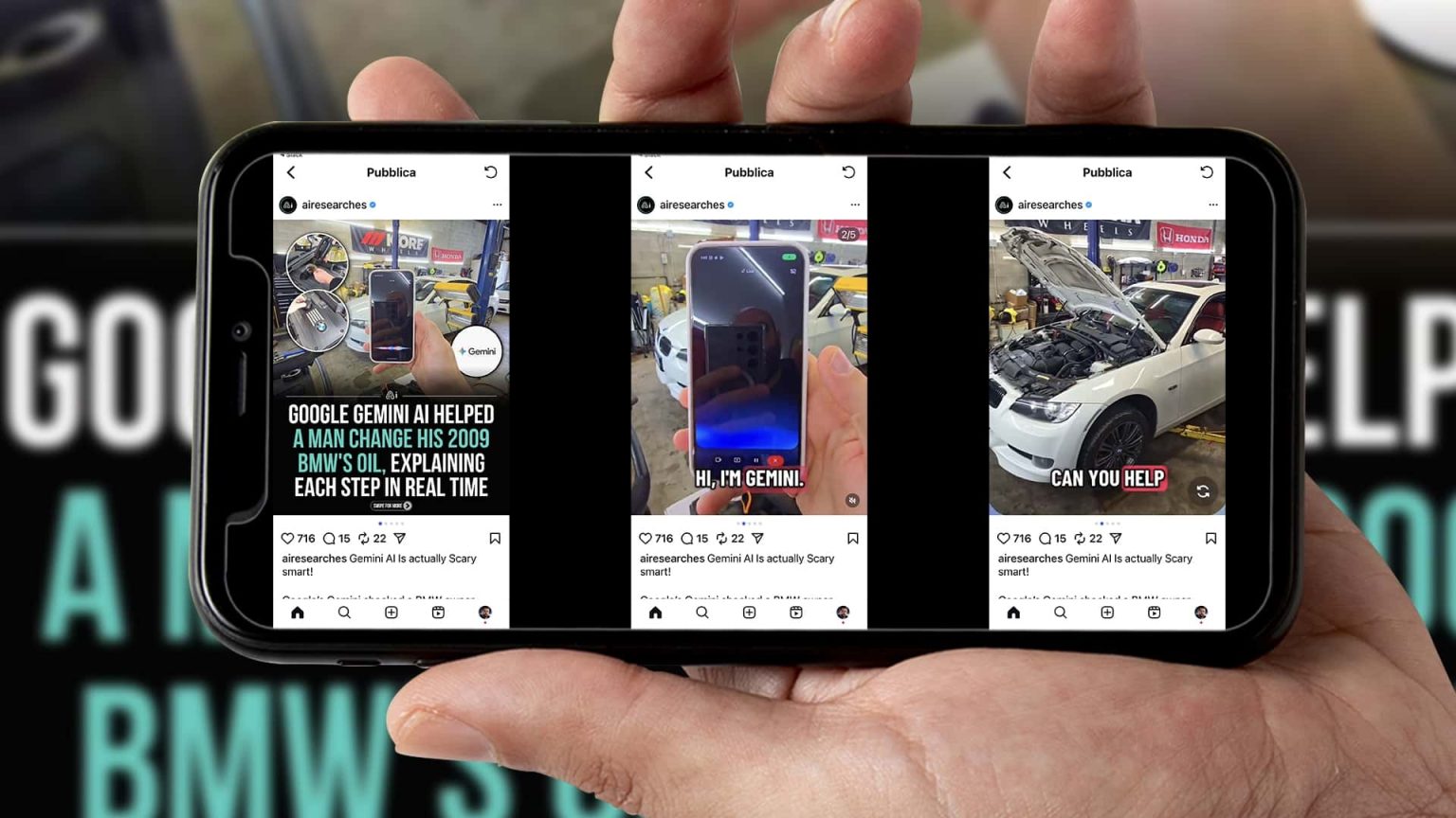 Incroyable mais vrai : Google Gemini vous guide pas à pas pour changer l’huile de votre BMW — testé en vrai
