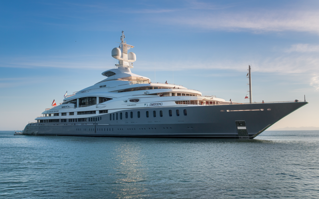 Un géant de 155 m dans le détroit de Messine : découvrez le megayacht royal Al Said et ses 70 invités à bord
