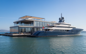 Un immeuble de luxe flottant en Sardaigne : le méga‑yacht Deep Blue (137 m, 2 piscines) vaut 450 M€ — qui se cache derrière ?